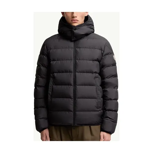 Montbrocq Hooded Short Down Jacket - Moncler - Modalova