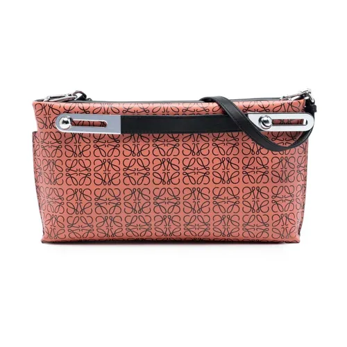 Pre-owned Printed Leather Top Handle Bag - Loewe Pre-owned - Modalova