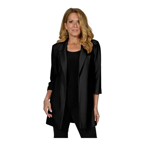 Black Jacket with ¾ Sleeves - Frank Lyman - Modalova
