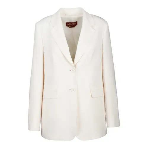 Rounded Linz Jacket with Button Closure - Max Mara Studio - Modalova