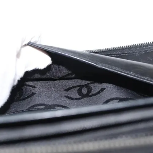 Pre-owned Leather Wallet - Chanel Vintage - Modalova