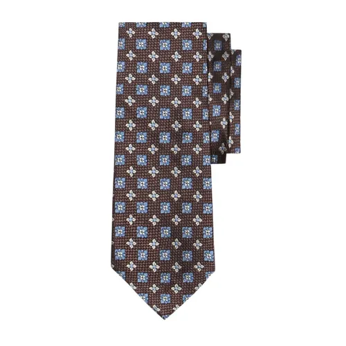 Micro Effect Silk Tie - Brooks Brothers - Modalova