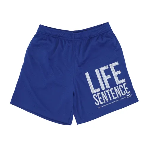 Pantaloncini da basket in mesh blu surf - Obey - Modalova