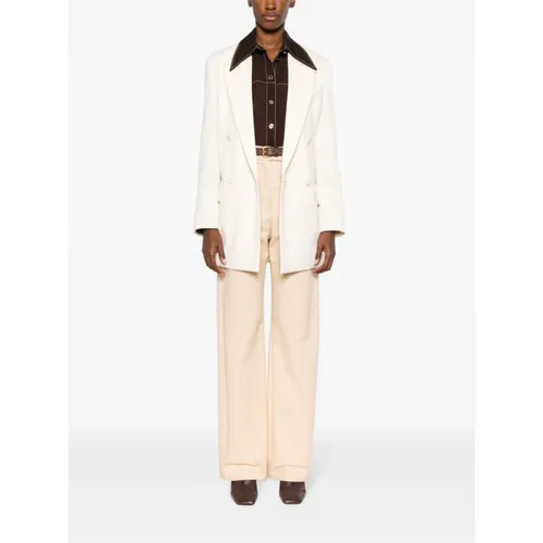 Double-Breasted Wool Blazer - Max Mara - Modalova