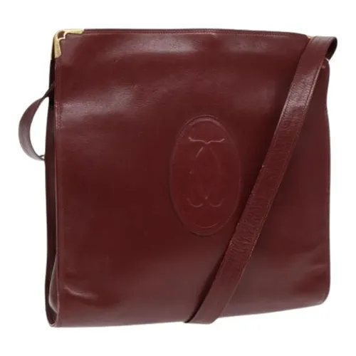Pre-owned Leather shoulder-bags - Cartier Vintage - Modalova