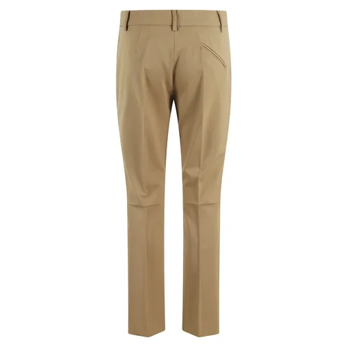 Khaki Flare Pants Wool Blend - Federica Tosi - Modalova