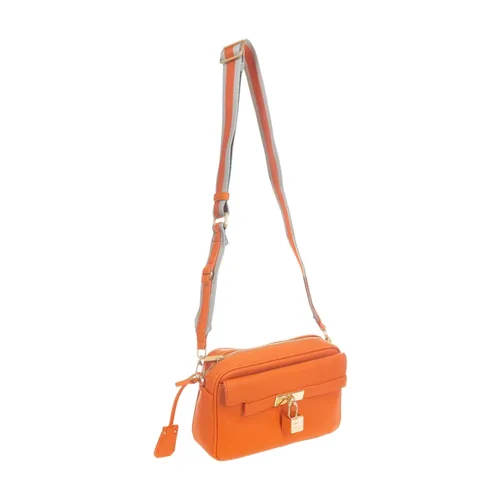 Orange Eco-leather Shoulder Bag - Fracomina - Modalova