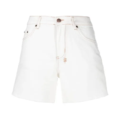 White Cotton Racer Shorts - Ksubi - Modalova