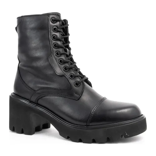 Casual Black Ankle Boots - Sergio Moretti - Modalova