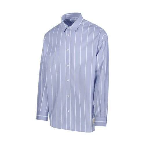 Riga Blue Shirt - Emporio Armani - Modalova