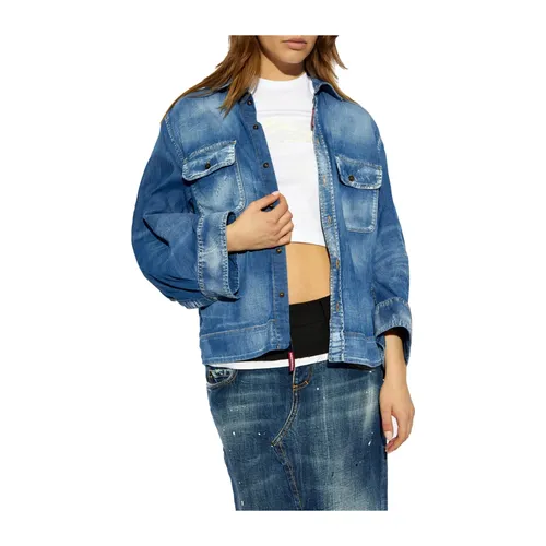 Denim Jacket - Dsquared2 - Modalova