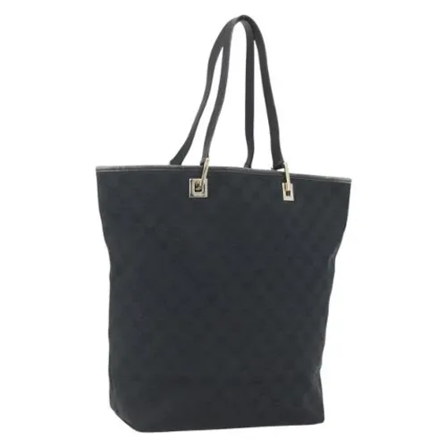Pre-owned Canvas Tote Bag - Gucci Vintage - Modalova