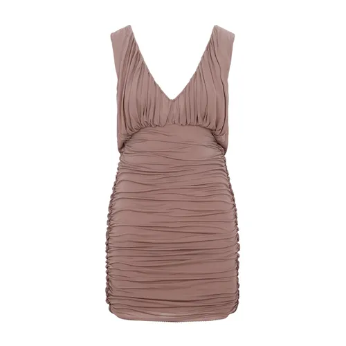 Gathered Mini Dress - Saint Laurent - Modalova