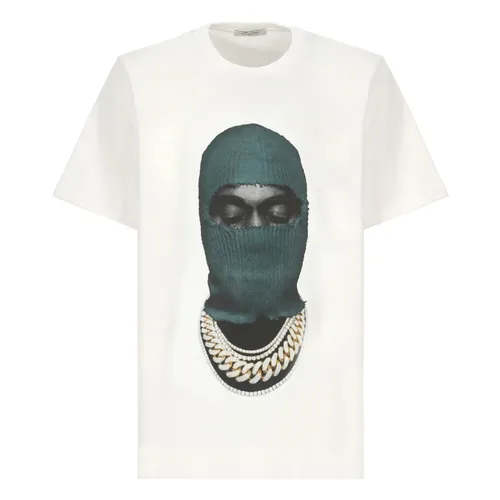 White Cotton T-shirt with Print - IH NOM UH NIT - Modalova