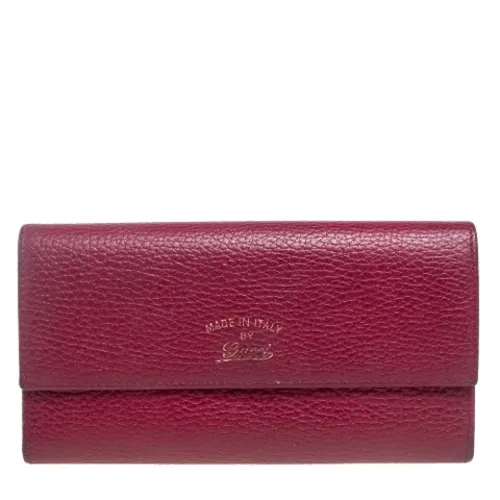 Pre-owned Leather wallets - Gucci Vintage - Modalova