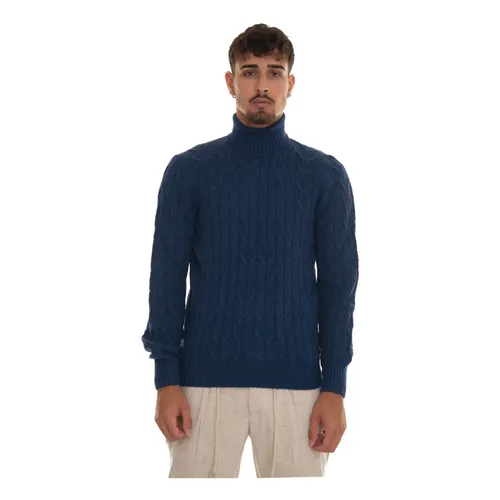 Cable Knit Turtleneck Pullover - Gran Sasso - Modalova