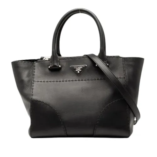 Pre-owned Leather Handbag - Prada Vintage - Modalova