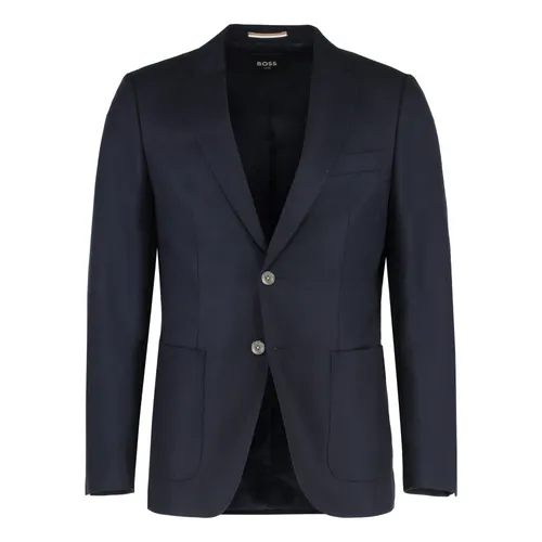 Wool Lapel Jacket with Pockets - Hugo - Modalova