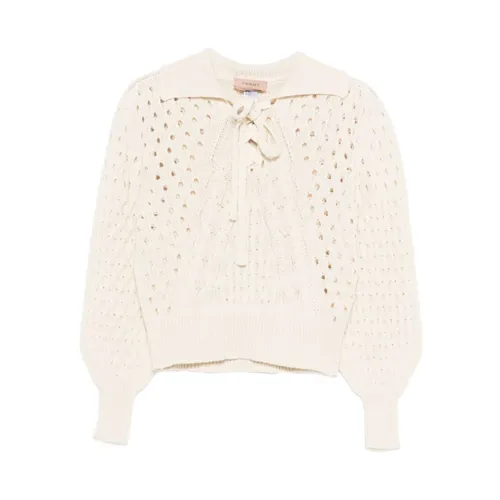Lace-up Pullover - Twinset - Modalova