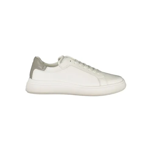 White Polyester Sneaker - Calvin Klein - Modalova