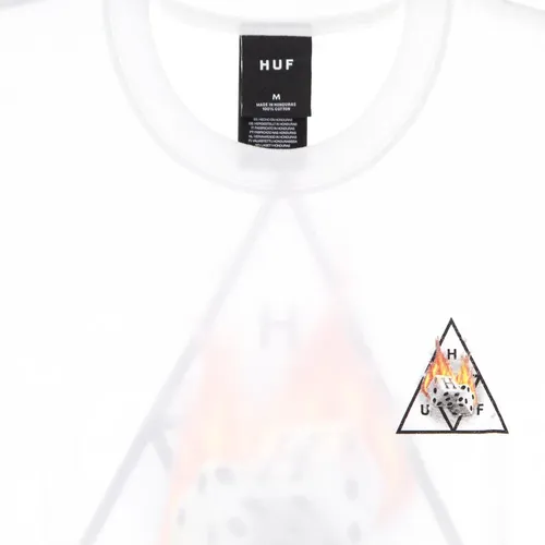 Triple Triangle White Tee Short Sleeve - HUF - Modalova