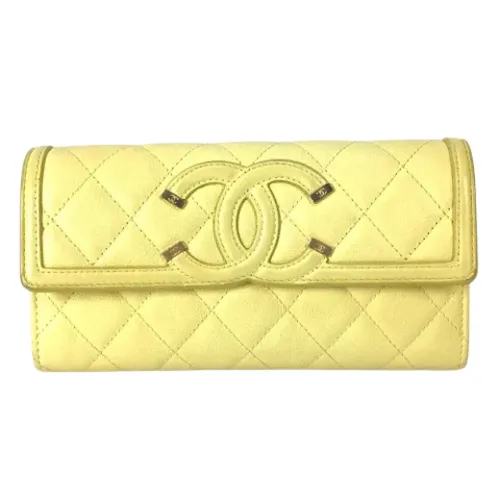 Pre-owned Leather wallets - Chanel Vintage - Modalova