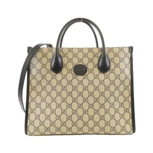 Pre-owned Canvas Handbag - Gucci Vintage - Modalova