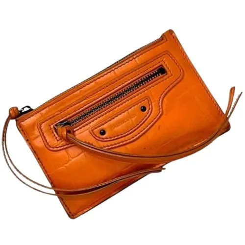 Pre-owned Leather Wallet - Balenciaga Vintage - Modalova