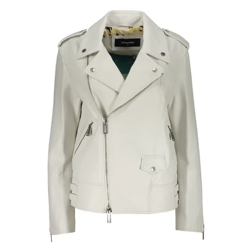 Biker Style Leather Jacket - Dsquared2 - Modalova
