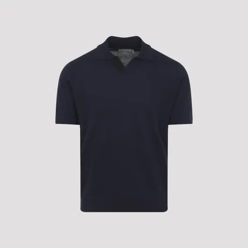 Polo-collar T-shirt - Canali - Modalova