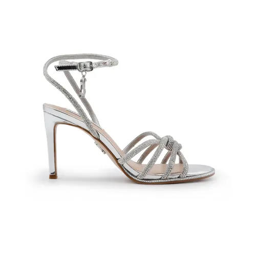 Mirror Effect Silver Sandals - Steve Madden - Modalova