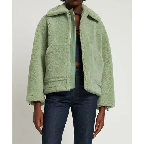 Fur and leather jacket - Jacquemus - Modalova