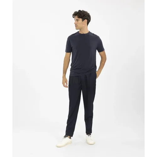 Wool Pleated Pants - Officine Générale - Modalova