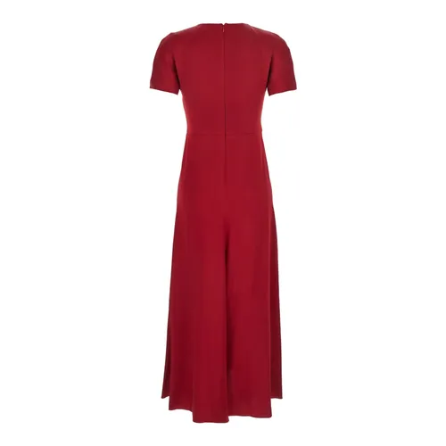 Gathered Waist Midi Dress - Victoria Beckham - Modalova