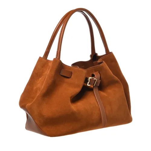 Suede Handbag - Baldinini - Modalova