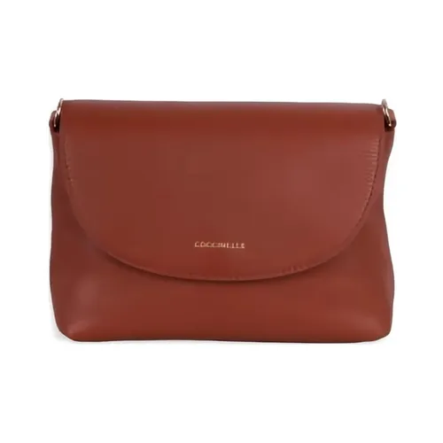 Mini Bolso de Cuero Graneado - Coccinelle - Modalova