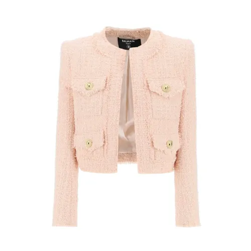 Tweed Jacket - Balmain - Modalova