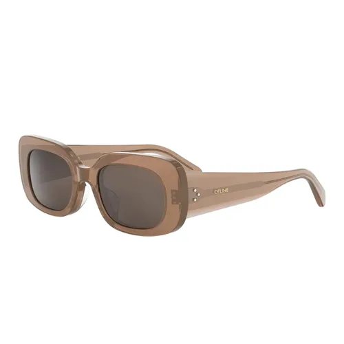 Brown Rectangular Sunglasses - Celine - Modalova