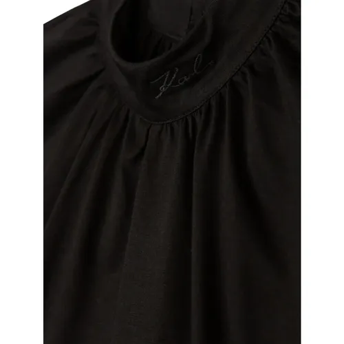 T-shirt con zip - Karl Lagerfeld - Modalova