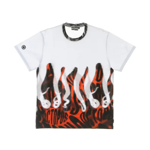 Halftone White Tee Short Sleeve - Octopus - Modalova