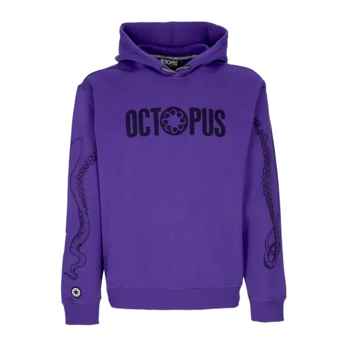 Sudadera Morada con Logo Manga Larga - Octopus - Modalova