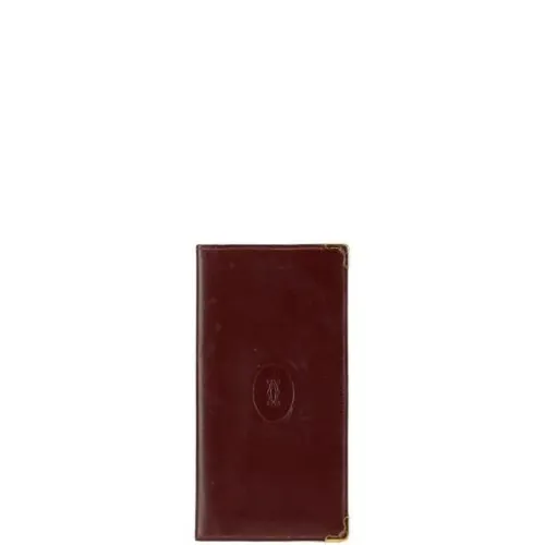 Pre-owned Leather Wallet - Cartier Vintage - Modalova