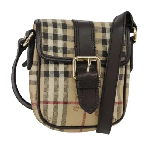Pre-owned Leather shoulder-bags - Burberry Vintage - Modalova