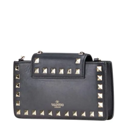 Pre-owned Leather Shoulder Bag - Valentino Vintage - Modalova