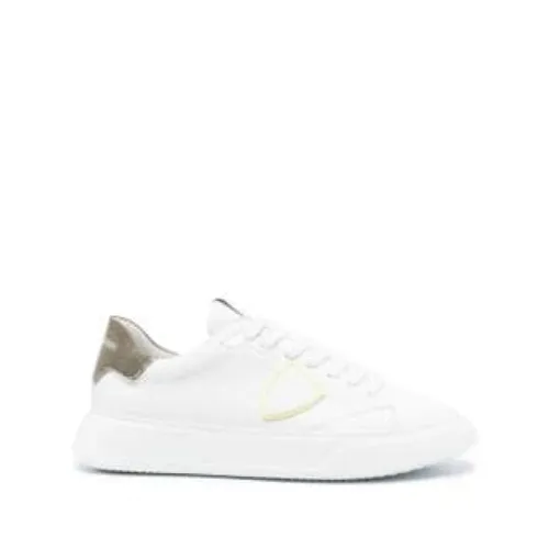Paris Leather Sneakers - Philippe Model - Modalova