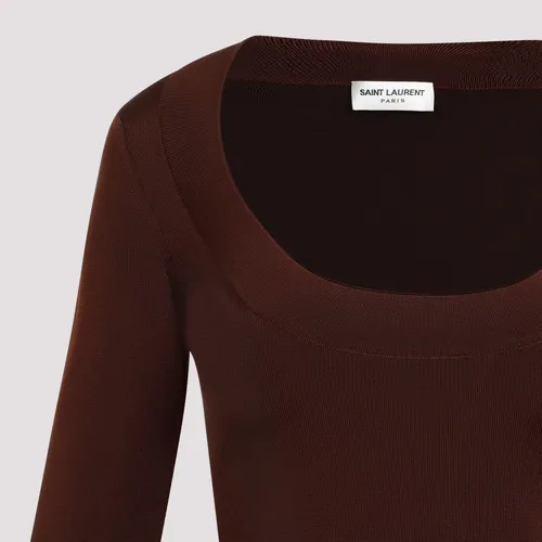 Chocolat Mini Dress - Saint Laurent - Modalova