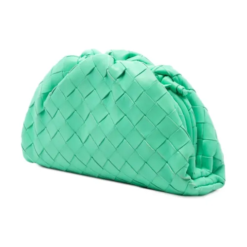 Pre-owned Woven Leather Top Handle Bag - Bottega Veneta Vintage - Modalova