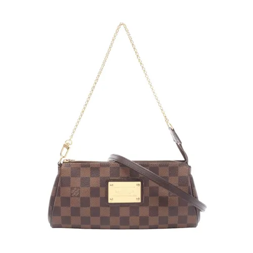 Pre-owned Damier Ebene Canvas Pochette - Louis Vuitton Vintage - Modalova