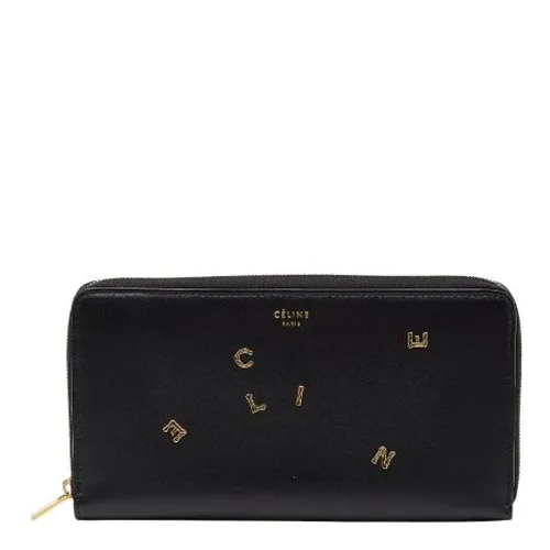 Pre-owned Leather Wallet - Celine Vintage - Modalova