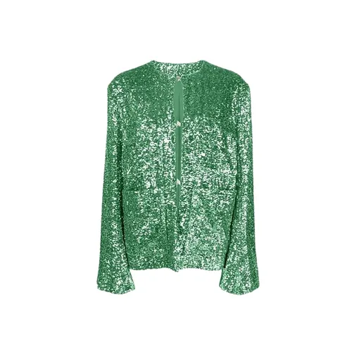 Manon Sequin Stretch Blouse - The Attico - Modalova